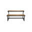 Banc convertible en acier Ashton