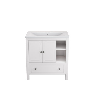 Bathroom Storage Cabinet Vanity With Sink -  Red Barrel Studio®, 1DFAF0557BA34B21B067580BBD3CBB73