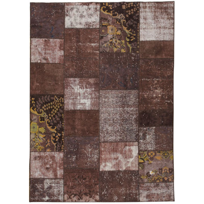 Tapis rétro patchwork turc