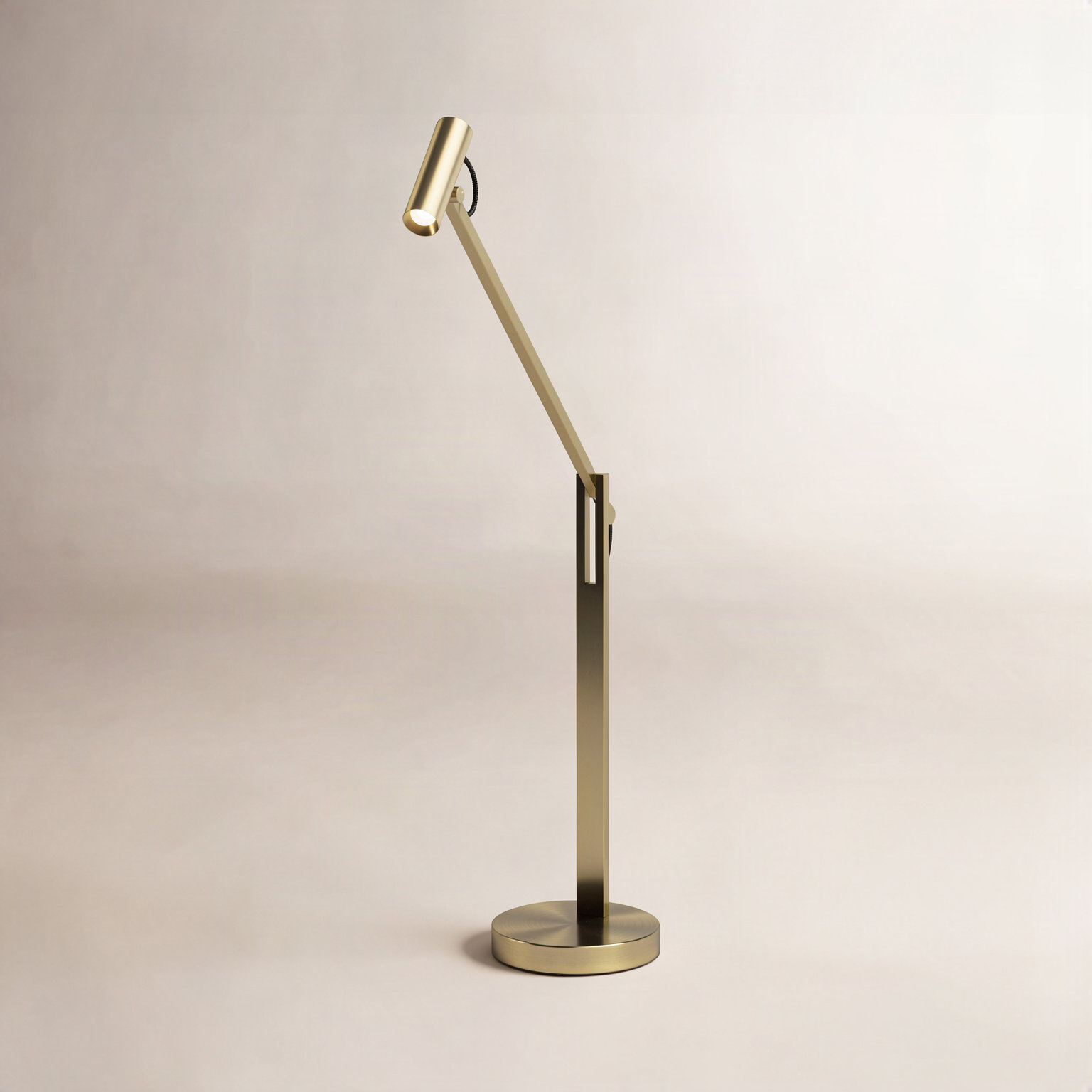 Dalila Adjustable Desk Lamp, Brushed Gold