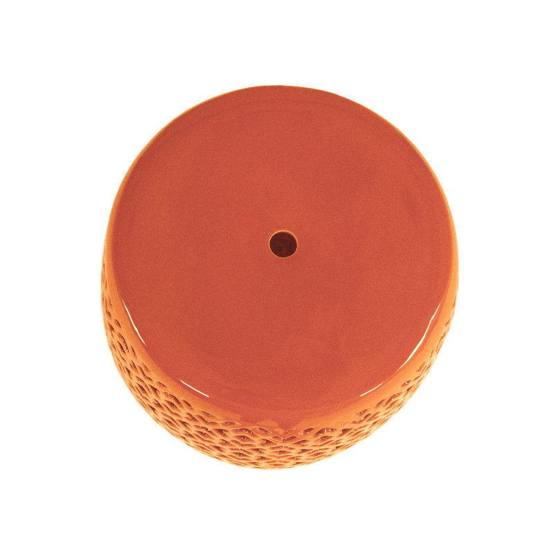 Lorin Garden Stool, Orange
