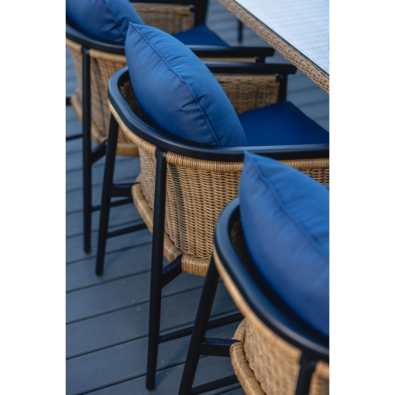 Galloway Outdoor Dining Armchair, Canvas Natural