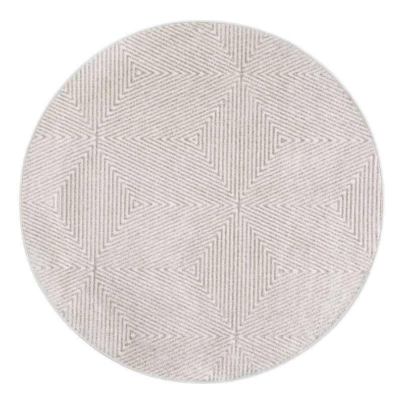 Sabrina Soto Prism Indoor/Outdoor Rug, Round 5'1"