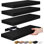 Tablettes flottantes murales pour décoration murale Sorbus - moyennes 16,25 po, paquet de 4, noir