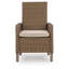 Chaise avec accoudoirs avec coussin Anikyn (ensemble de 2)