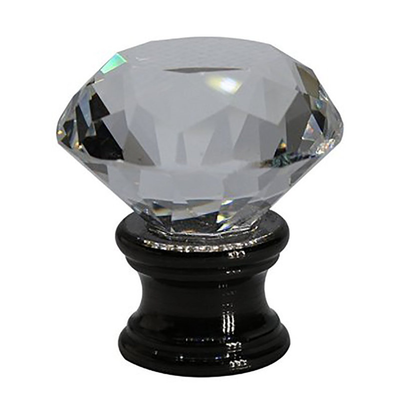 Fleuron en cristal Korlan Duchess, Base noire