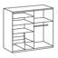 Nadije 2 Door Manufactured Wood Wardrobe-308815080