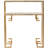 Oxendine Mirrored Glass Top End Table