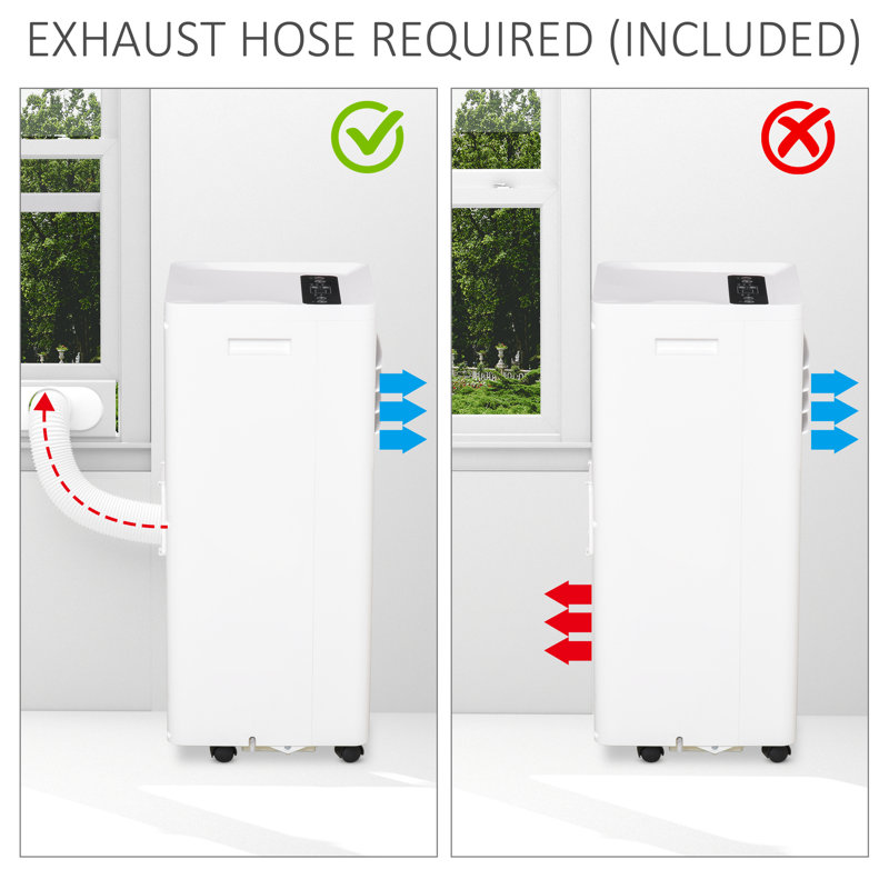 Saxon Portable Air Conditioner with Remote, 5000Btu