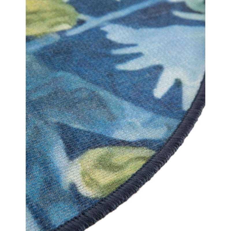 Tapis intérieur / extérieur Jill Zarin Bahamas, Rond 3 pi 3 po
