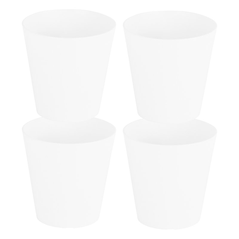 Wham Studio Round Planter Cover, 14cm H x 14cm W x 14cm D, White