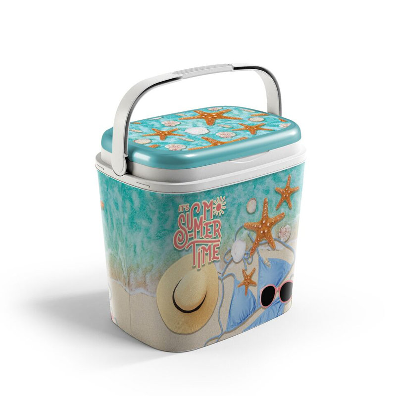 Manns House Of Hampton 28.5306L Ice Chest in Summer Beach