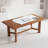 63" Solid Wood Executive Office Desk, Walnut
