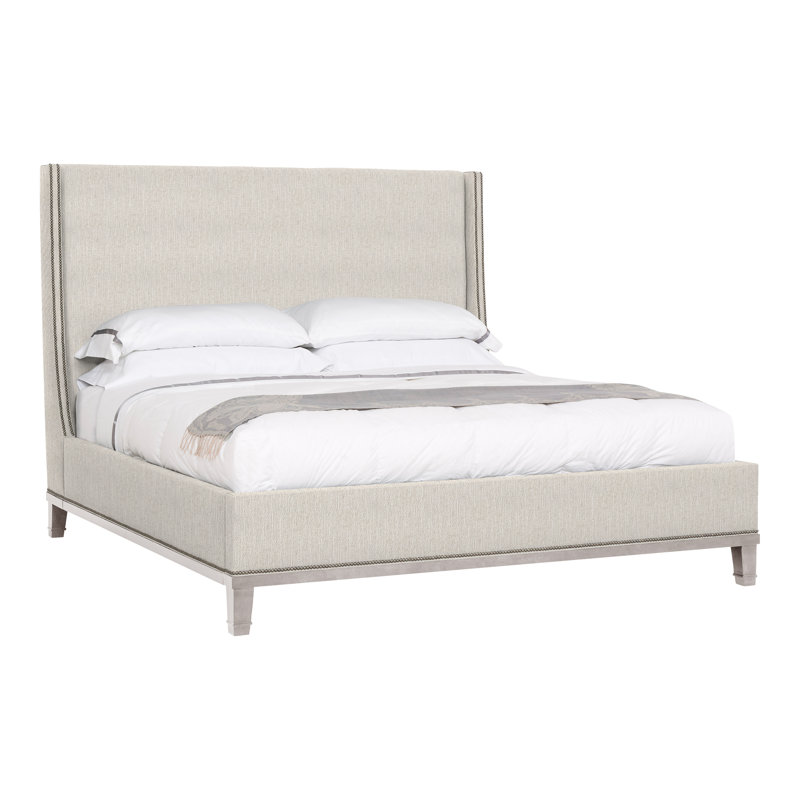 Michael Weiss Cleo Queen Upholstered Bed, Yes, Navajo, Worthy Snow