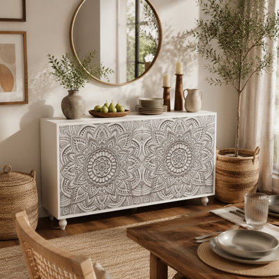 Buffet 60 po 3D Boho Mandala