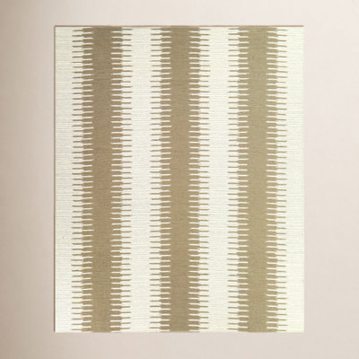 Niya Brown Modern Striped Area Rug