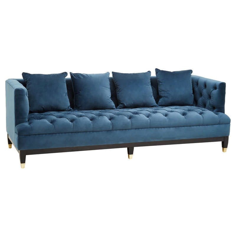 Aaleeyah 3 Seater Sofa, Navy