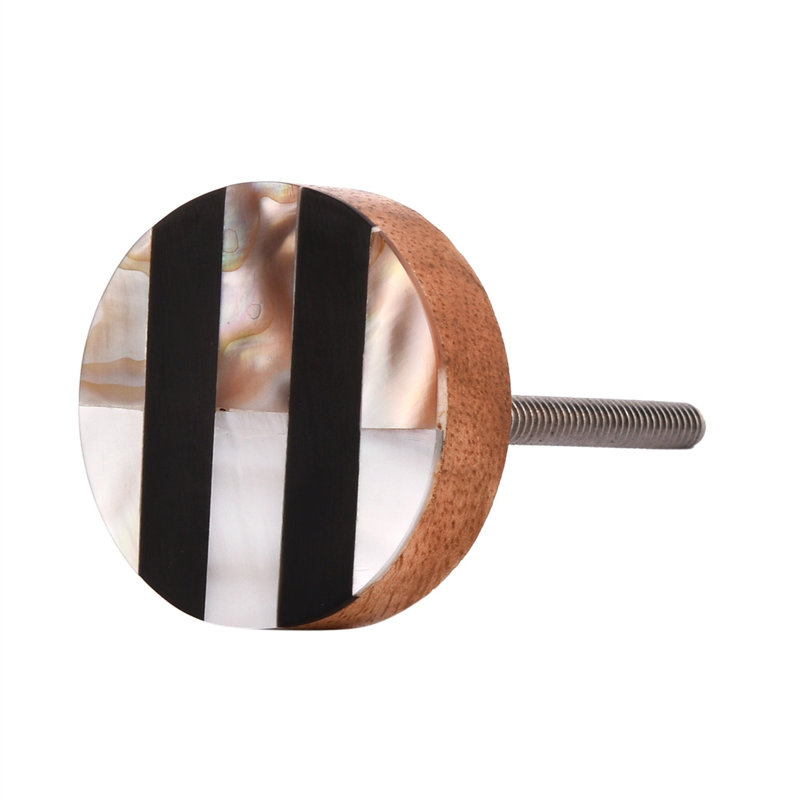 1 1/2" Diameter Circle Knob Multipack, Black