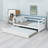 Daybed Frame with Pull-Out Trundle Set-434476255