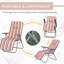 Aymelia 75 cm Long Reclining Single Chaise with Cushions-252957539