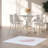 Modern Glass Dining Table Sets With Metal Framework For Elegant Kitchen