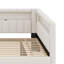 Lit plateforme tapissier avec ports USB, ceinture à DEL-144003290-144003291