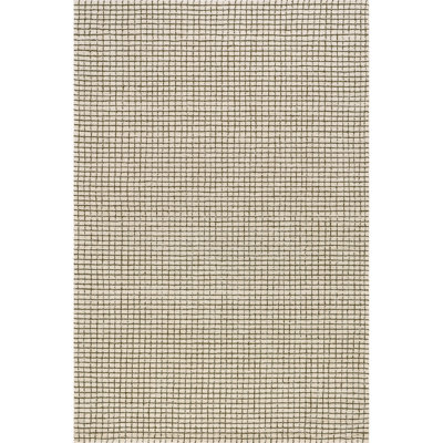 Katasha Checked Wool Area Rug