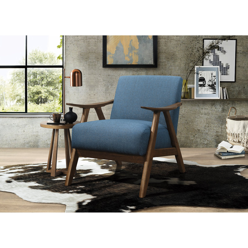 Chaise d'appoint Brockenhurst Modern Retro, Blue