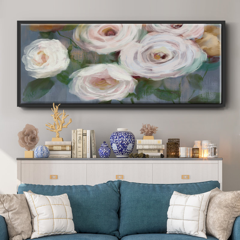 Magical Bouquet- Framed Canvas, 24" H x 60" W