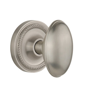 Rope Rosette with Homestead Door Knob