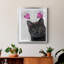 «Black Cat Valentines», toile encadrée de qualité supérieure - prête à être accrochée-469731573-469731569