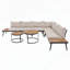Ensemble de canapé modulaire d'extérieur avec tables polyvalentes et coussins confortables pour divers espaces-615806391