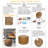 Unstuffed Pouf Cover Only-632415794