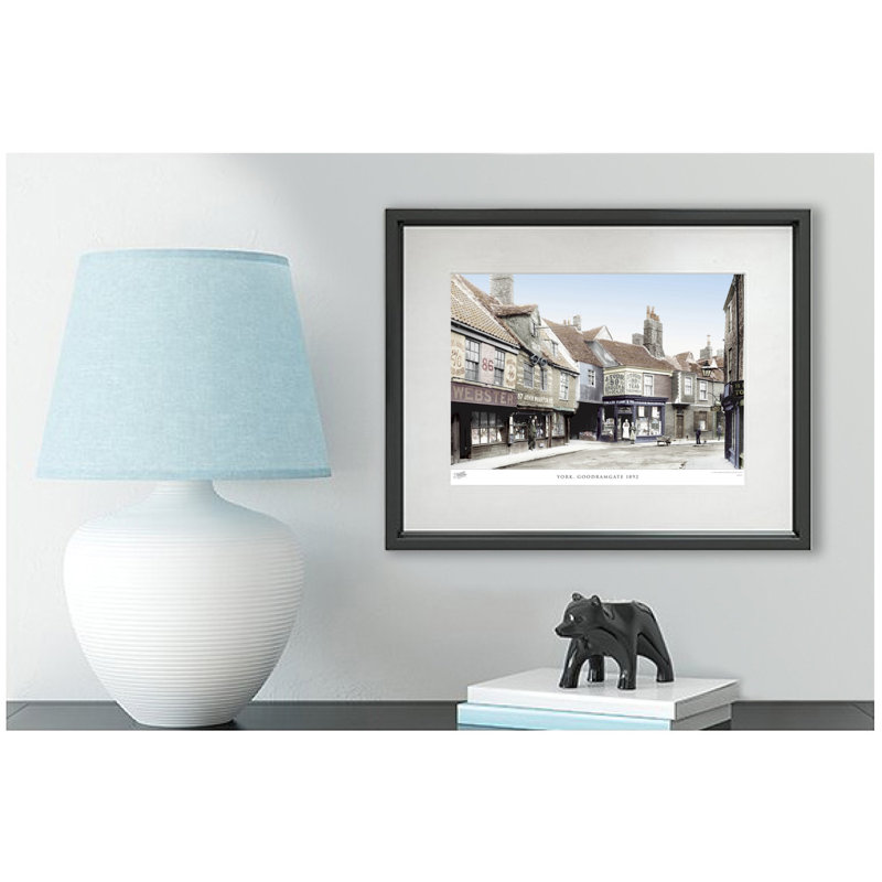 York, Goodramgate 1892 by Francis Frith - Single Picture Frame Print, 60cm H x 80cm W x 2.3cm D