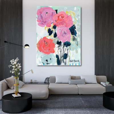 Bungalow Rose Roberts, art sur toile tendue avec toile Kait