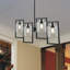 Lustre géométrique unique à 4 lumières Tilda
