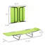 Chaise longue pliante d'extérieur avec dossier inclinable en filet respirant pour patio de plage-504515150