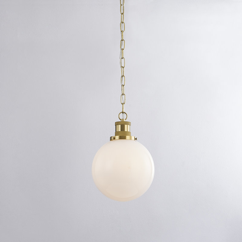 Luminaire suspendu BEVERLY par Zio & Sons, Laiton vieilli, H 19,5 po x l 14 po x P 14 po