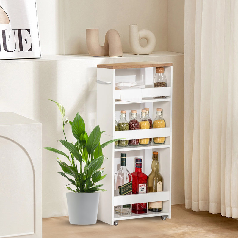 Savar Wood Bar Cart