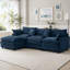 Canapé modulaire de 105 po en tissu chenille rembourré-540219824