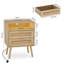 45cm W Manufactured Wood Bedside Table