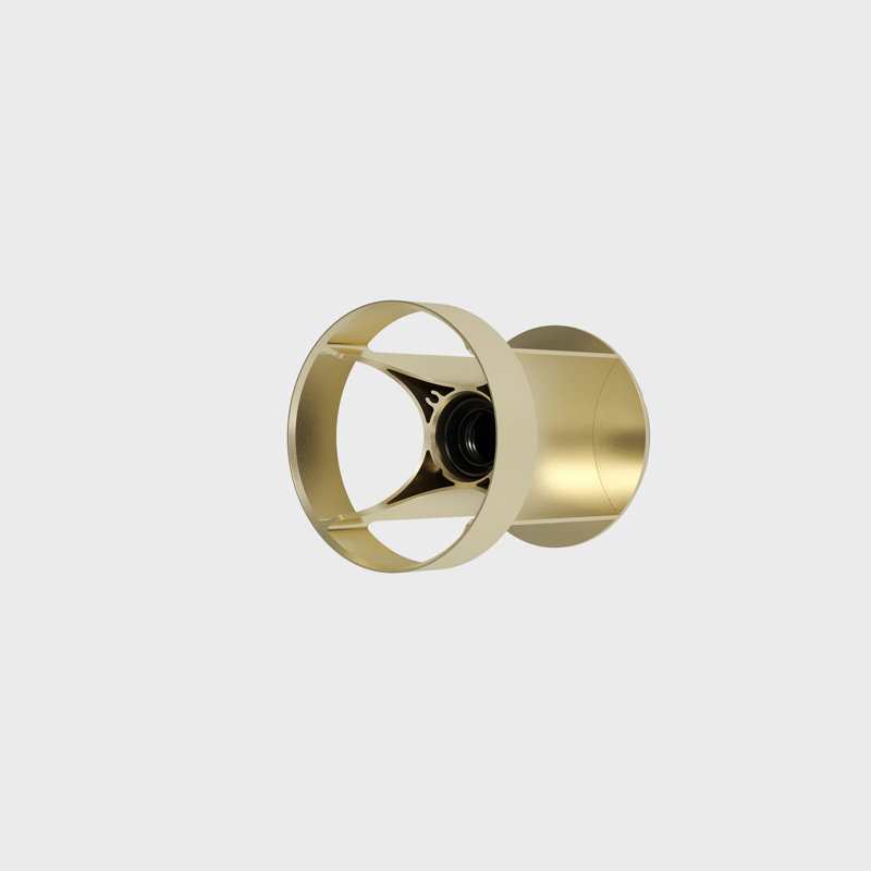 1 - Light Flush Mounted Sconce, Gold