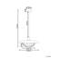 TORDILLO 1 - Light Brushed Gold Novelty Pendant