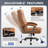 Allard Ergonomic Faux  Tufted Leather Executive Office Chair with Padded Armrest-49850478