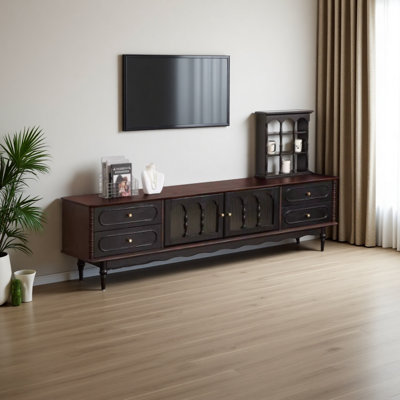 Rustic Solid Oak TV Stand