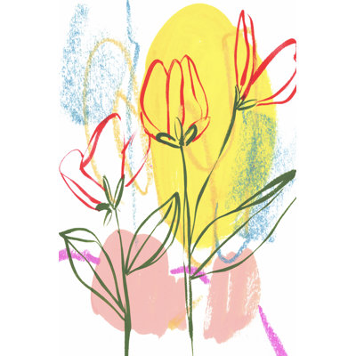 Tulip Formation II by Melissa Wang - Painting Print
