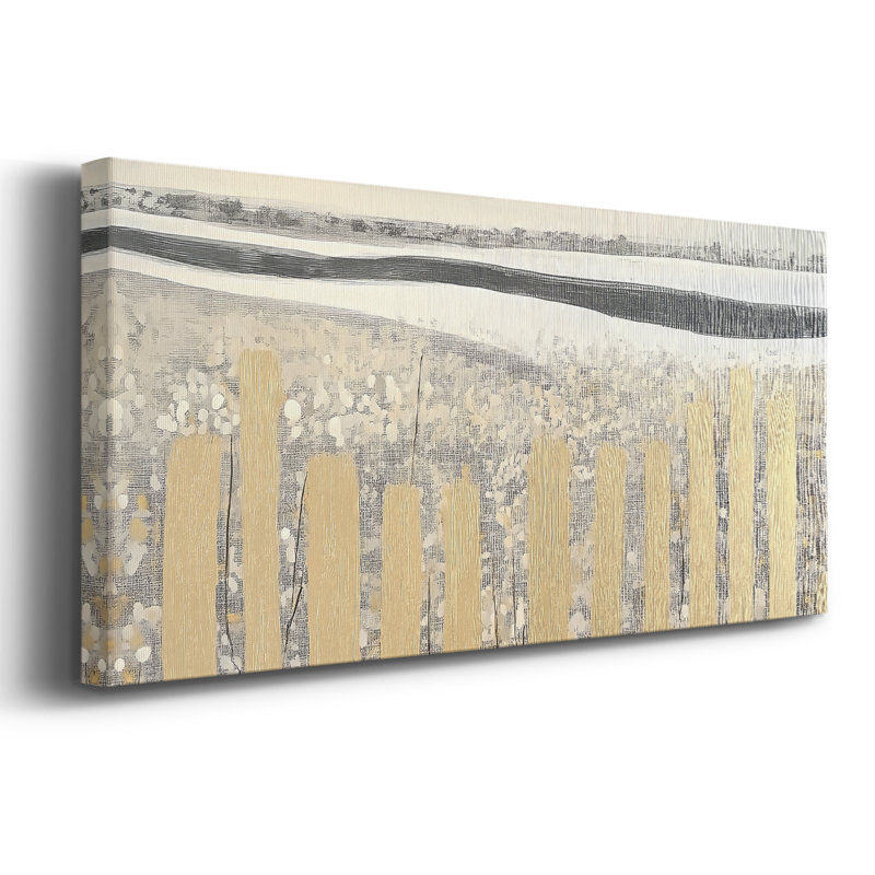 Abstract Series-DLXIV- Gallery Wrapped Canvas -Ready to Hang, 12" H x 30" W