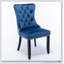 Ensemble de chaises de salle à manger rembourrées en velours de bois massif Nikki-626728682
