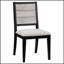 Centera Black 5-Piece Dining Table Set, Combining Rustic Charm With Modern Elegance For Versatile Home Decor.-754650846