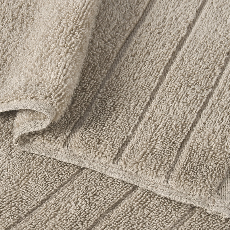 Anne Klein Reverie 100% Cotton 6-Piece Towel Set, Beige